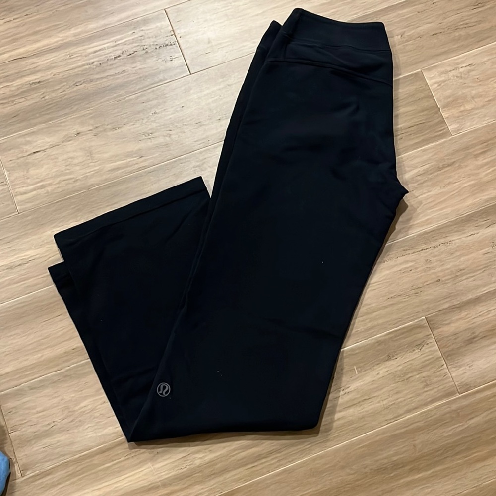 Lululemon Wide Leg Long Yoga Pants Exercise size 10L